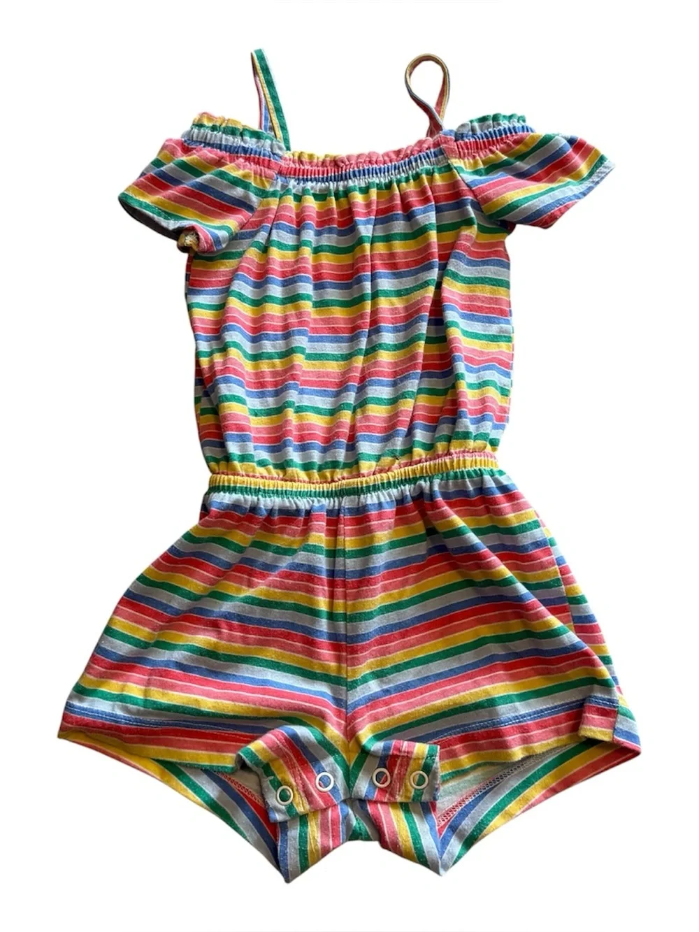 The Children’s Place Baby Girl Striped Romper 18-24M Summer Outfit